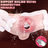 G1155Wearable Flesh Pink Silicone Fake Vagina Pussy Panty Femboy Strap On Sex Toy for Gay Lesbian