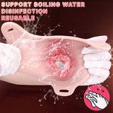 G1151Pink Silicone Strap On Fantasy Realistic Fake Vagina Exclusive Wearable Pussy Pants