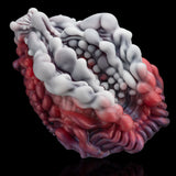 Fantasy Alien Pussy Grinder Sex Toy Platinum Silicone Vibrating Male Masturbator