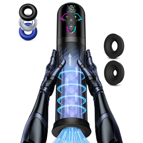 Aierle 2-IN-1  Electric Vacuum Pump Sex Toys Male Enlarger Male with APP control