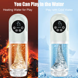 Male Masturbator Penis Pump With Upgrade 7 Thrusting Rotating Vibrating Sucking Licking Modes