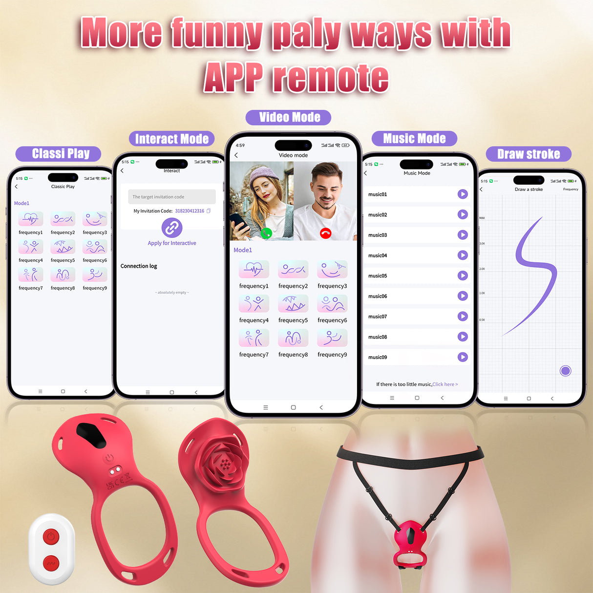 Wearable Panty Vibrator Couples Adult Sex Toys Clitoral Stimulator