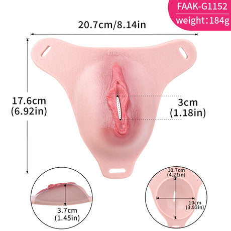 G1152 Wearable Fantasy Realistic Pussy Pant Exclusive Gay Sex Kit for Male Homosexual Play