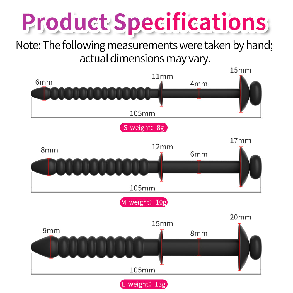 Mushroom-Head Gatheterization Rod Penis Plug for Men  honeysx