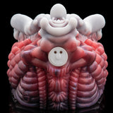 Fantasy Alien Pussy Grinder Sex Toy Platinum Silicone Vibrating Male Masturbator