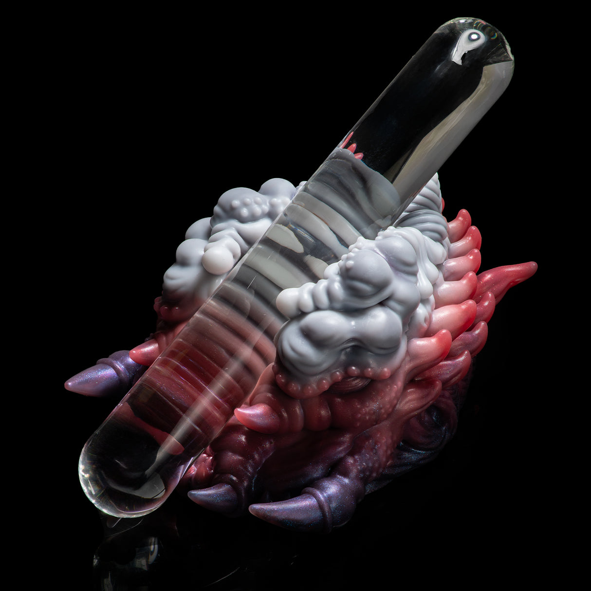 Alien Fantasy Vibrating Grinder Sex Toy  OpenChannel Pussy Grinder for Penis Desensitization