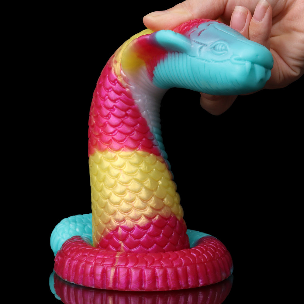 FAAK Realistic Cobra Snake Monster Dildo with strong Suction cup