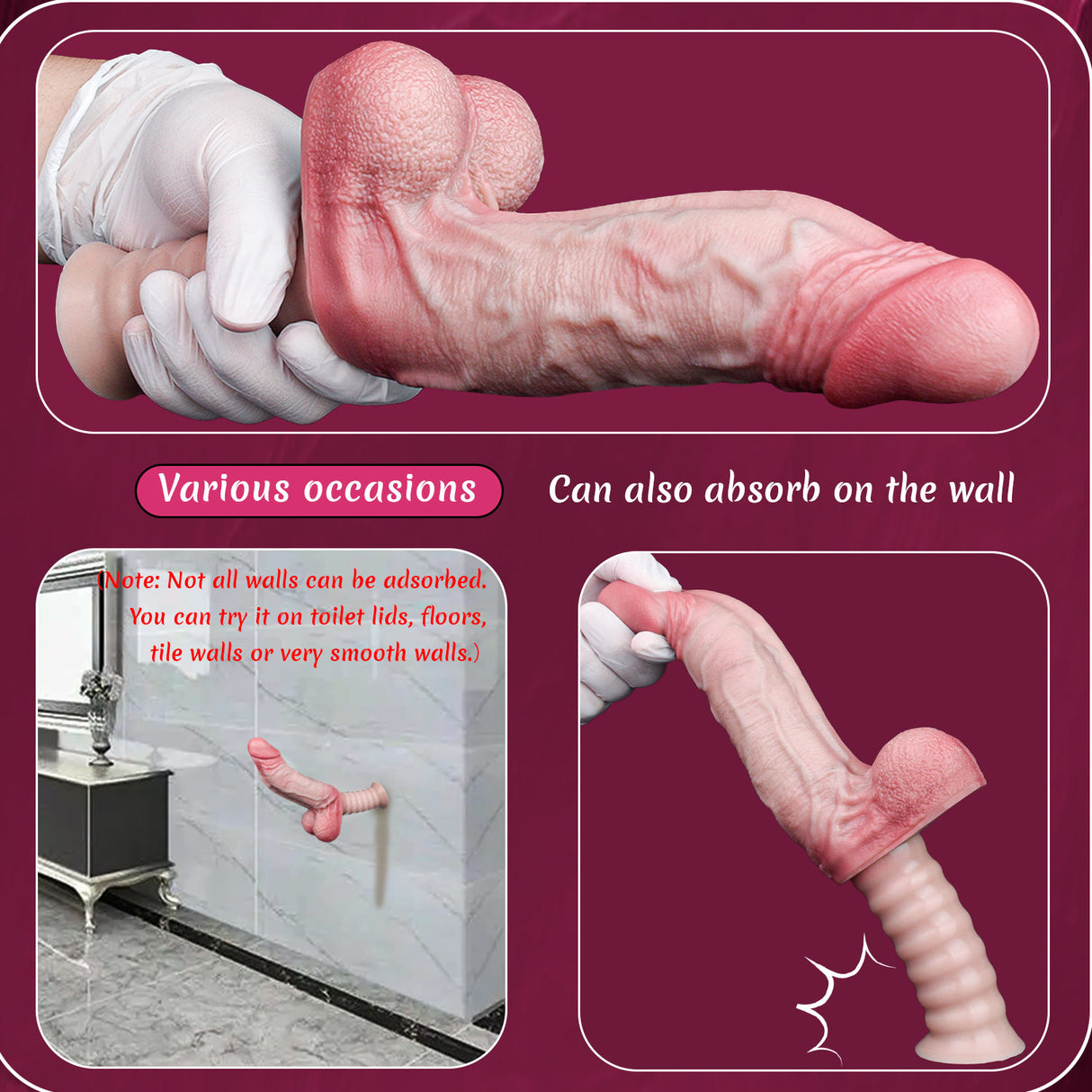 2025 new arrivel Handheld Realistic Dildo for Deep Play 7 Inches