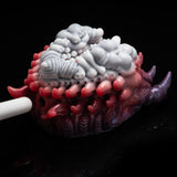 Alien Fantasy Vibrating Grinder Sex Toy  OpenChannel Pussy Grinder for Penis Desensitization