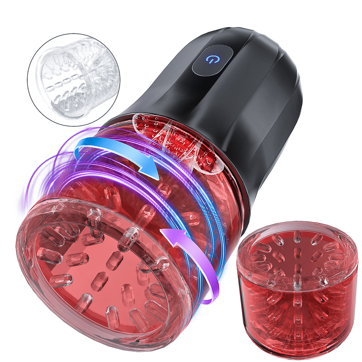 Male Sex Toys Rotating Vibrating Mini Male masturbator cup