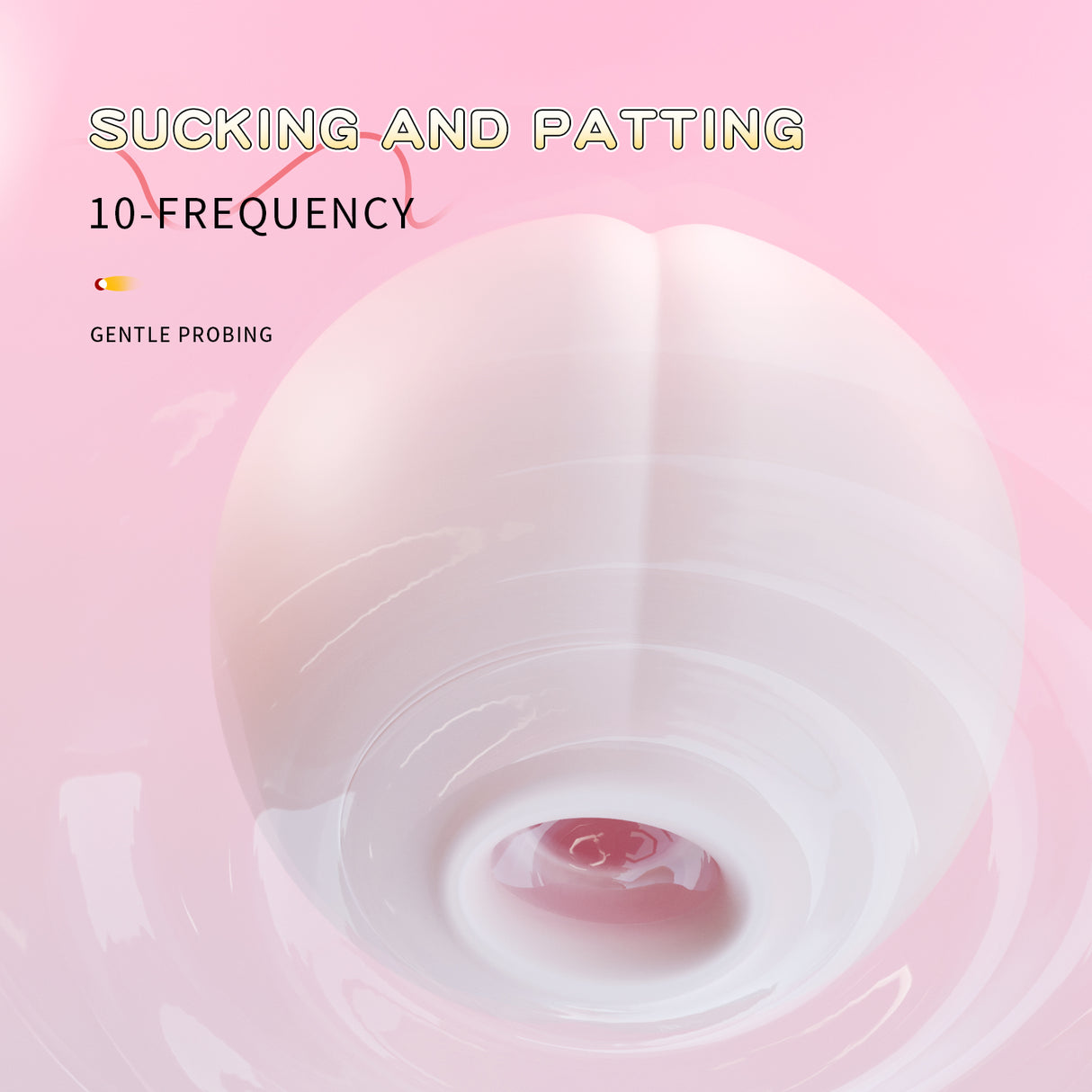 Tingling tease light suck private vibrator