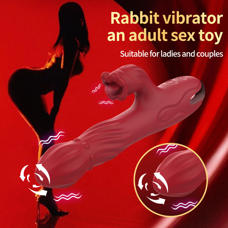 Fantasy Thrusting Vibration G-Spot Magic Wand - Clit Sucker Oral Female Masturbation Toy