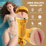 Abbie Realistic Vagina Cup strong suction masturbation cup for men