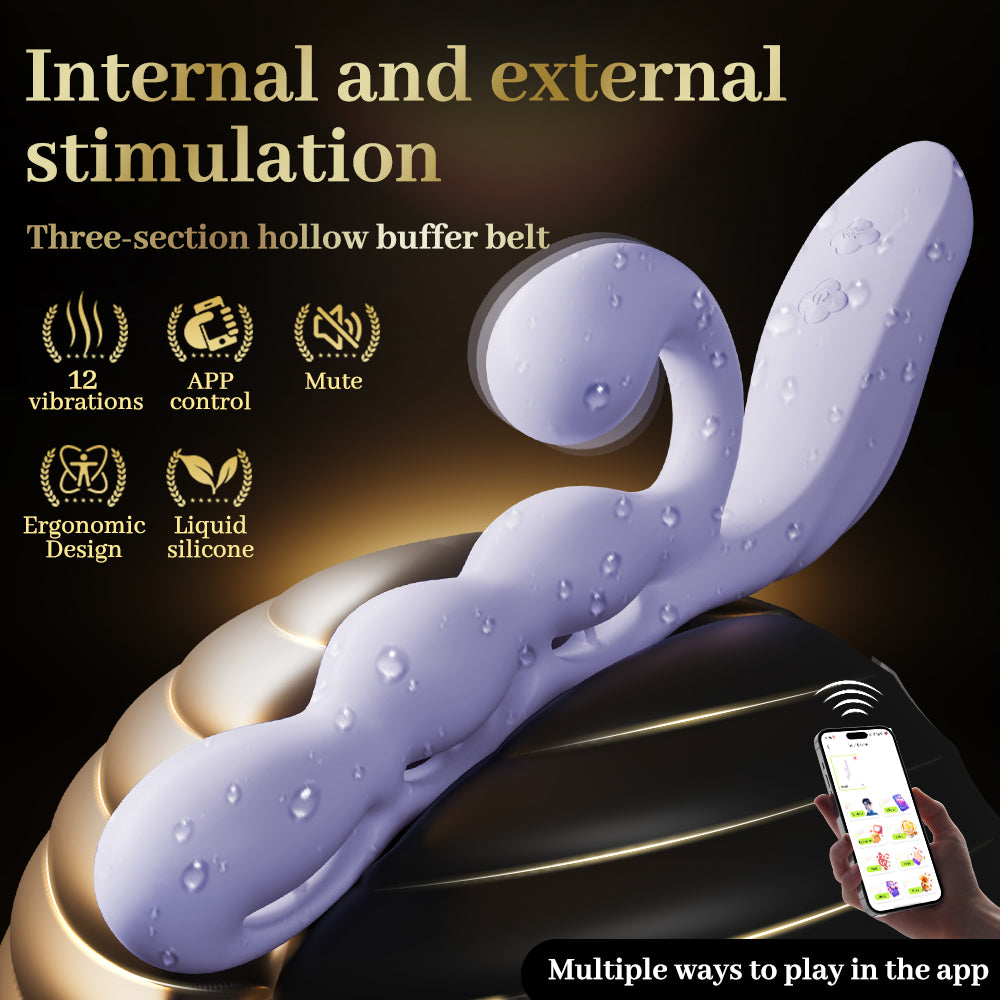 Yeain Purple Grape Flexible Clit & G-Spot Vibrator App-Controlled