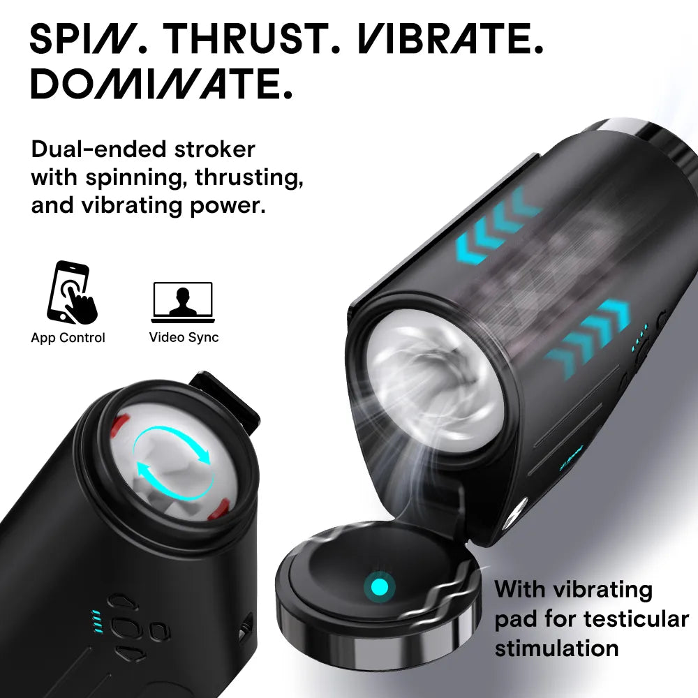 SVAKOM KAOTIKLABS THE SHOTTY Spinning Thrusting Masturbator