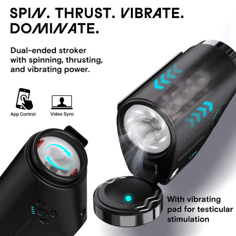 SVAKOM KAOTIKLABS THE SHOTTY Spinning Thrusting Masturbator