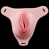 G1150 Fantasy Silicone Wearable Fake Vagina Realistic Pussy Panties Homosexual Couple Sex Toy