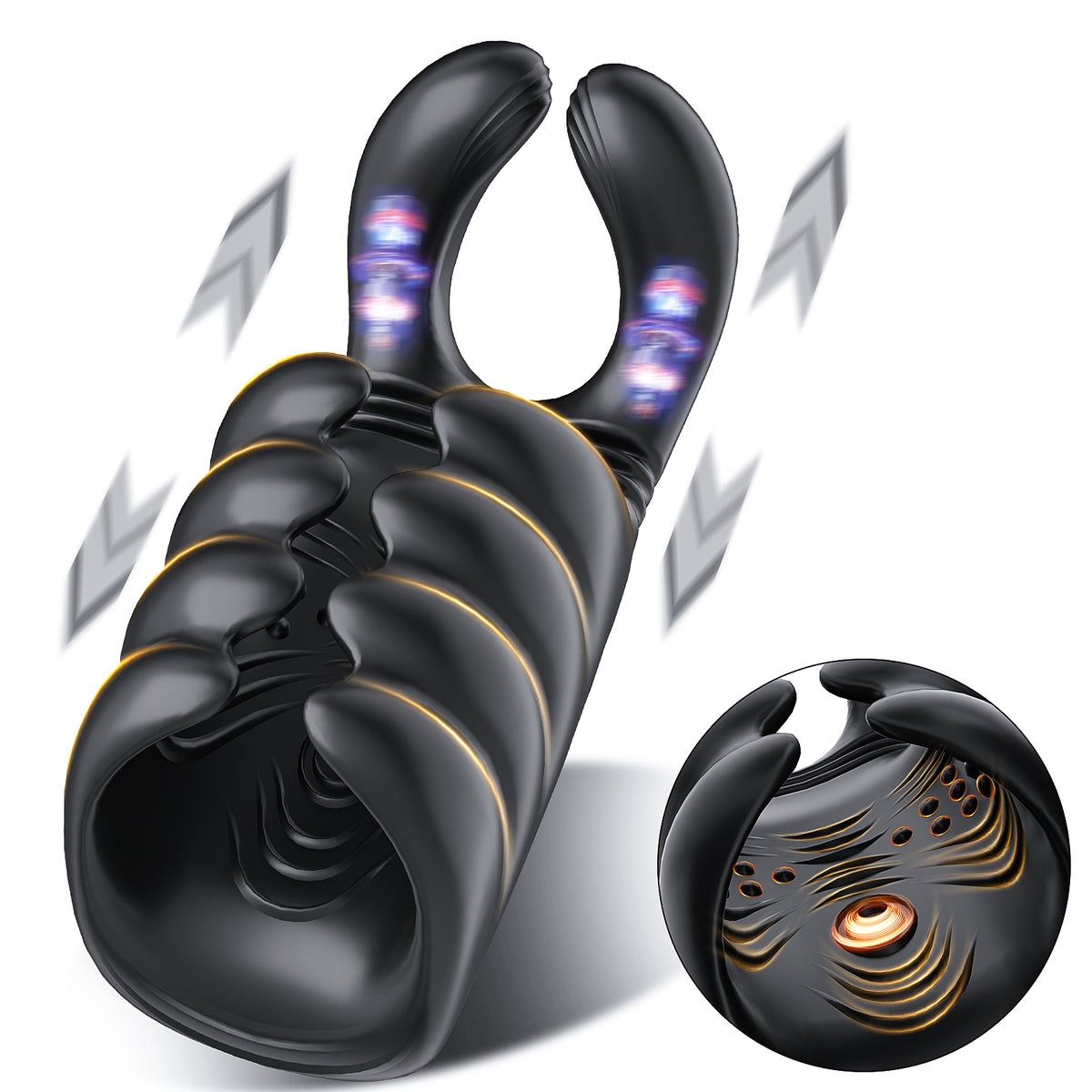 Masturbating for Men Trainer Electric Glans Vibrator