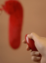 UPKO Remote control Swinging&Vibrating Anal Plug With Fox Fur Tail