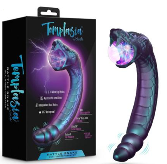 temptasia by Blush Rattle Snake Dual ended vibrator