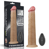 10'' DUAL LAYERED PLATINUM SILICONE ROTATOR