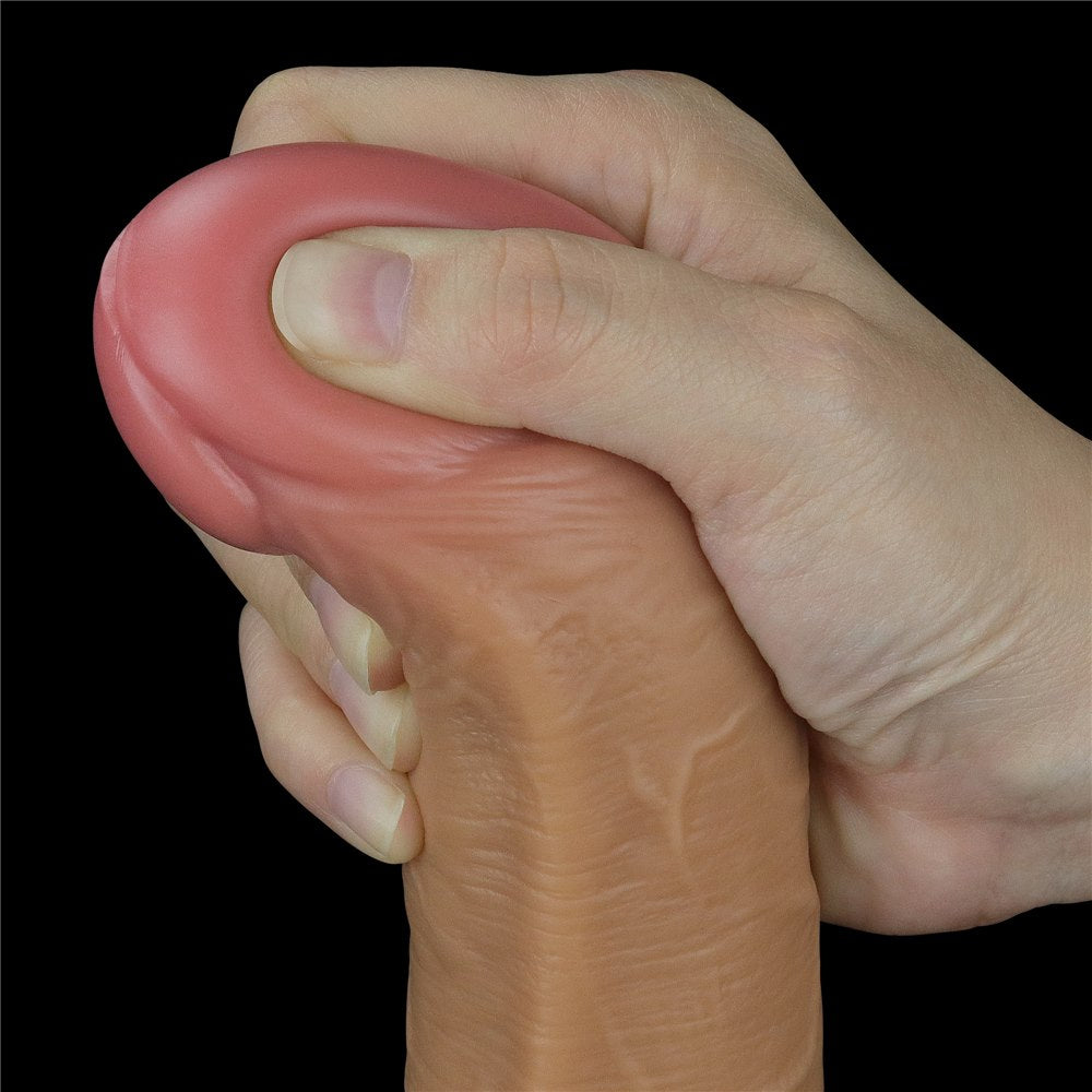 10'' DUAL LAYERED PLATINUM SILICONE ROTATOR