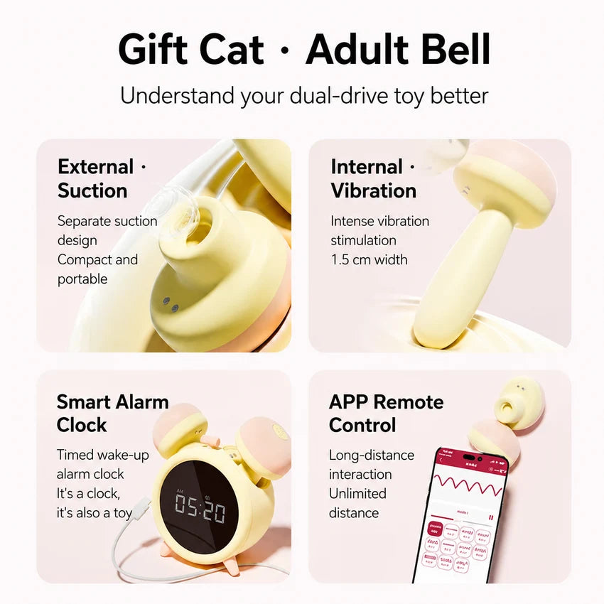 Adult Clock Alarm Sucking Vibrator App Remote Control