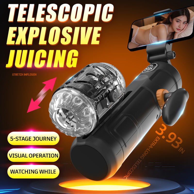 Telescopic Rotation 10 Frequency Sucking Automatic Vagina Masturbation Cup Blowjob Male Masturbator
