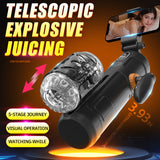 Telescopic Rotation 10 Frequency Sucking Automatic Vagina Masturbation Cup Blowjob Male Masturbator