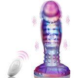 8 Inch Vibrating Fantasy Dildo Silicone Exotic Adult Toy
