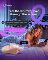 Umove Mira&Vero Long-Distance Relationship Interactive AI-Powered Remote Control Teledildonics Device Sex Toy