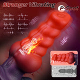 Large Vibrating Thrusting Dildo vibrator butt plug with APP control