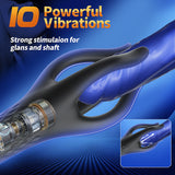 Men Glans Vibrating Tongue licking sex oral SQUIDA Masturbator