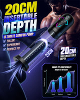 Aierle 2-IN-1  Electric Vacuum Pump Sex Toys Male Enlarger Male with APP control
