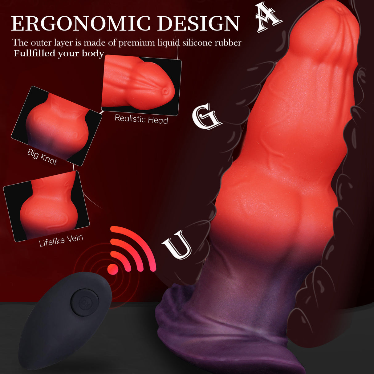 Vibrating Butt Plug Anal Vibrator, Wearable Prostate Massager Buttplug Vibrating Anal Plug
