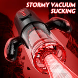 Male Handheld Pleasure Toy 7 Thrust Rotate  9 Suction Modes