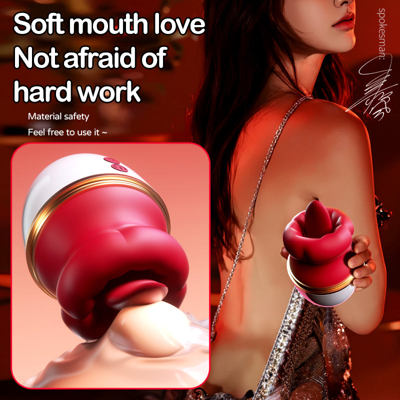 Licking tongue Female vibrator ultimate Clitoris point G stimulation