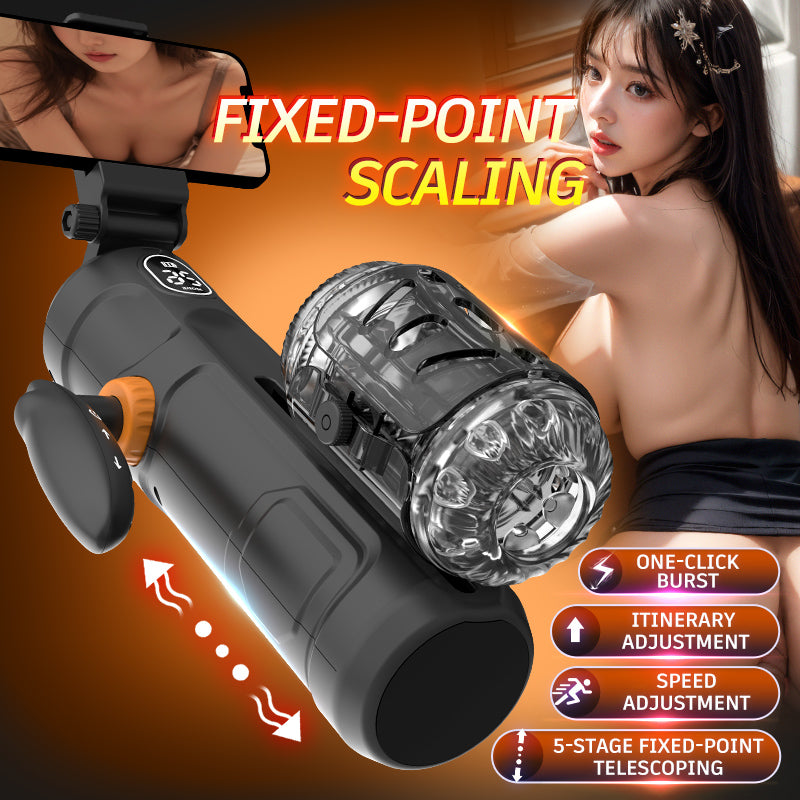 Telescopic Rotation 10 Frequency Sucking Automatic Vagina Masturbation Cup Blowjob Male Masturbator