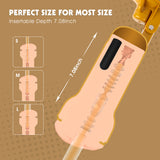 Abbie Realistic Vagina Cup strong suction masturbation cup for men