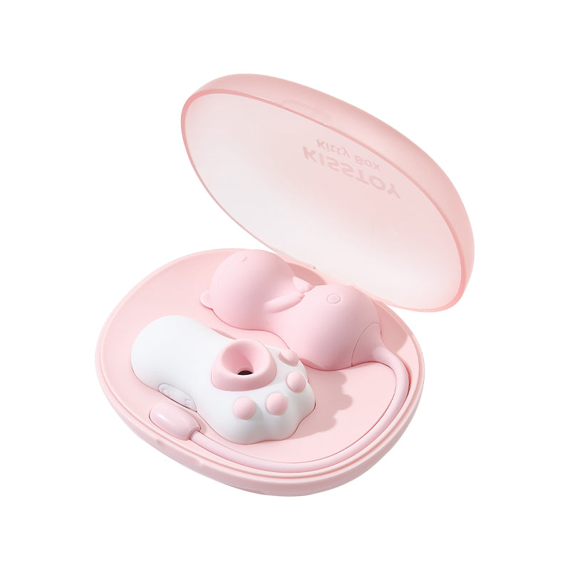 Kistoy kitty box Sucking vibrator and jumping egg with APP control