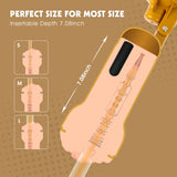 Darcey Realistic Vagina Cup auto vibrating male masturbation cup