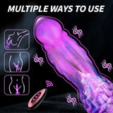 Poke - 9.45 Inch Thrusting Vibrating Monster Dildo