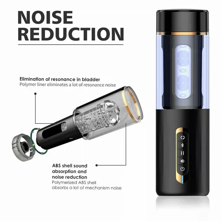 Omysky Male Automatic Telescopic Masturbation Intelligent Voice Pussy Blowjob with Bluetooth