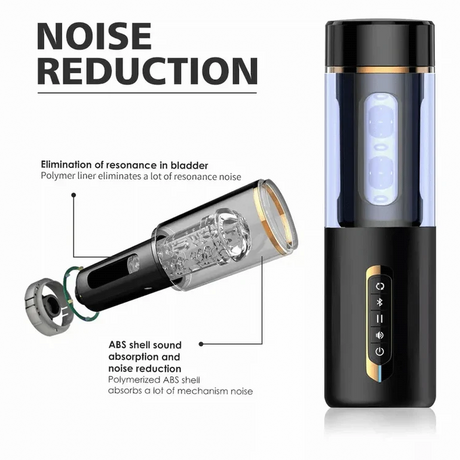 Omysky Male Automatic Telescopic Masturbation Intelligent Voice Pussy Blowjob with Bluetooth