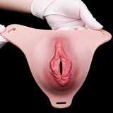 G1153 Fantasy Femboy Wearable Vagina Pants Flesh Like Realistic Silicone Sex Toy for Gay Lesbian