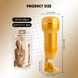 Darcey Realistic Vagina Cup auto vibrating male masturbation cup