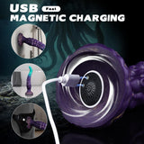 Poseidon - 13.78 Inch Tentacle Dildo - Vibrating Long Deep Dildo