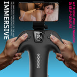 Toyshcool Hands-Free Male Masturbator with Adjustable Stroke & Sleeve Tightness