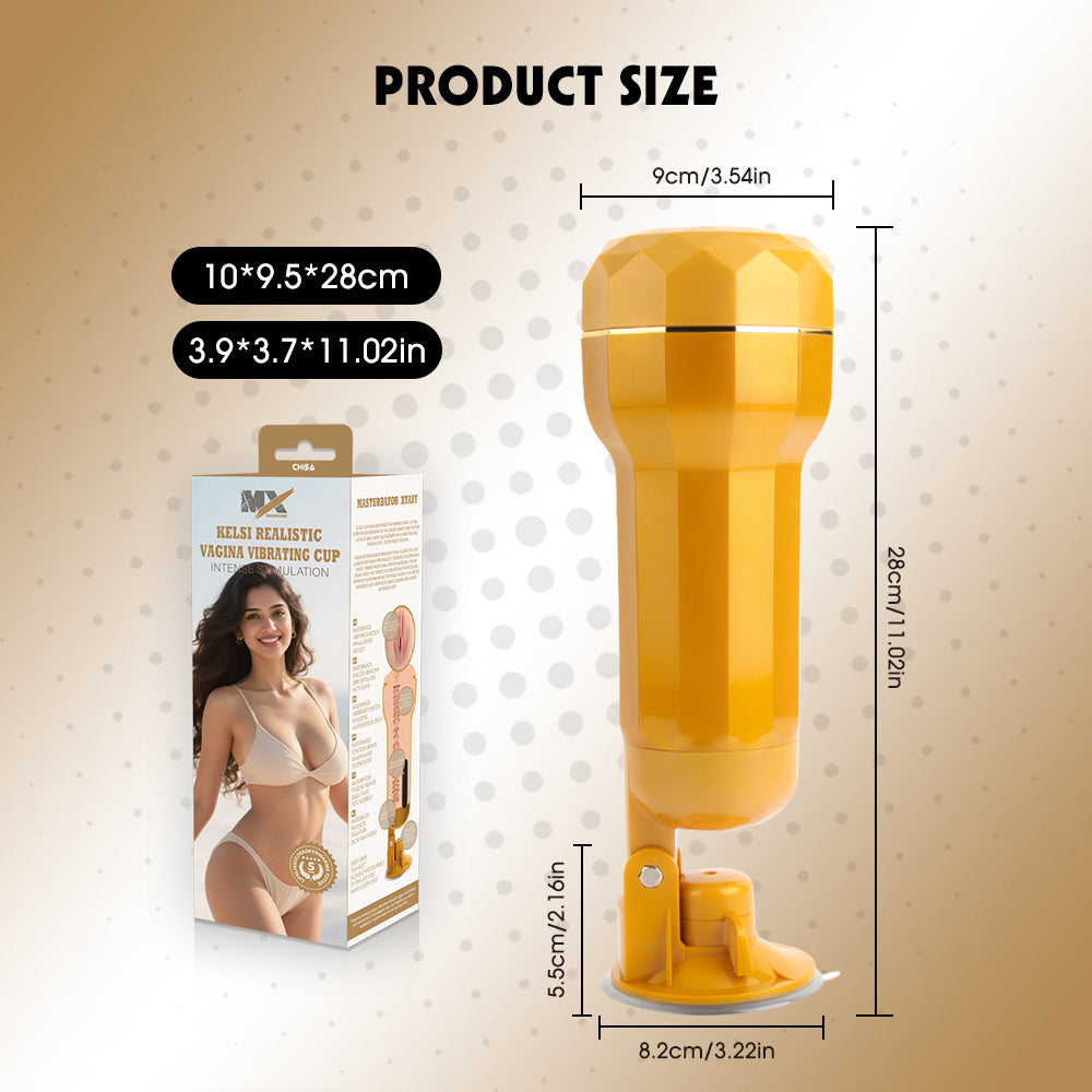 Kelsi Realistic Vagina Cup auto men masturbator cup