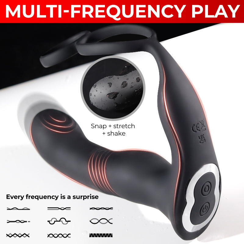 Ares Prostate Vibrator Remote Control Thrusting